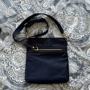 Tory Burch Nylon Navy Crossbody EUC
